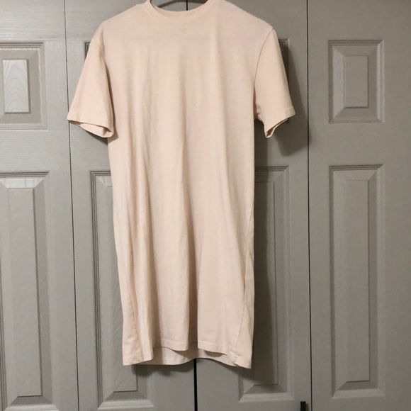 Missguided Pink T-Shirt Dress Size 4 - Picture 1 of 3